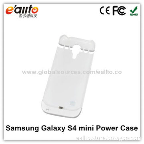 Rechargeable Battery Case for Samsung Galaxy S4 Mini, Sized 134*63*17mm
